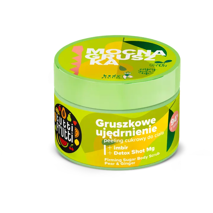 Tutti Frutti kiinteyttävä sokeri vartalokuorinta päärynä ja inkivääri 300 g