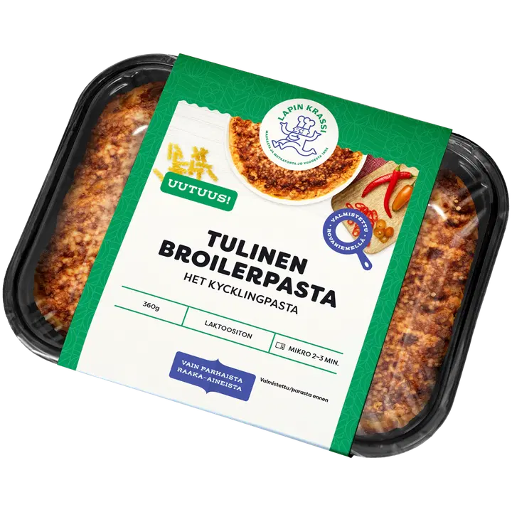 Lapin Krassi tulinen broilerpasta 360g