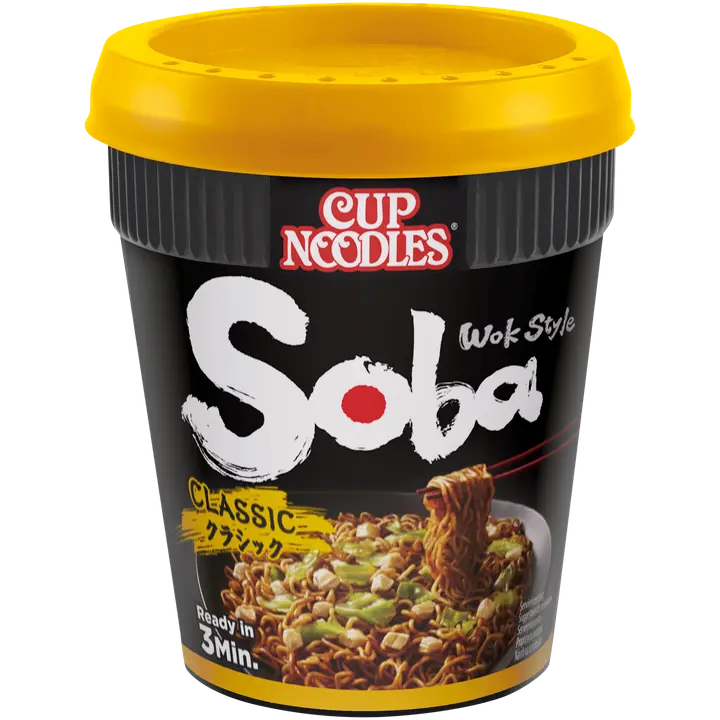 Nissin 90g Soba Cup Classic nuudeli