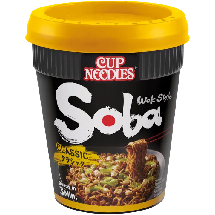 Nissin 90g Soba Cup Classic nuudeli