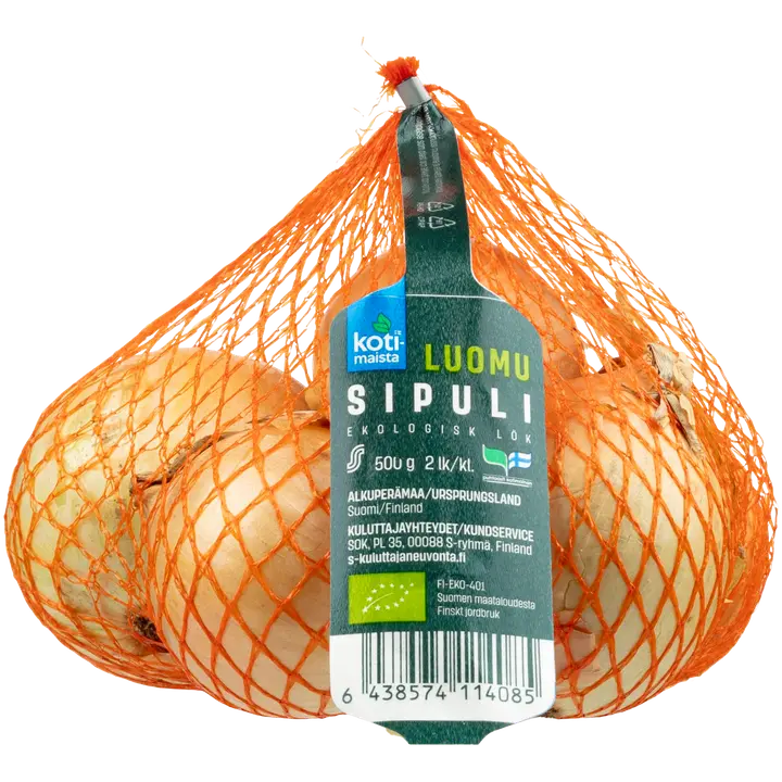 Kotimaista sipuli luomu 500 g