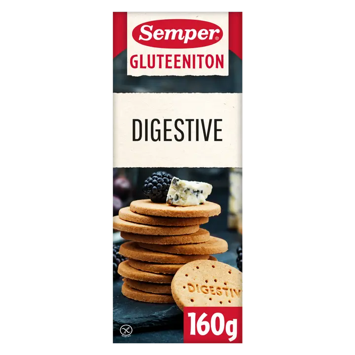 Semper Gluteeniton Digestivekeksi 160g
