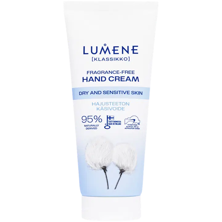 Lumene KLASSIKKO Hajusteeton hoitava käsivoide 100 ml