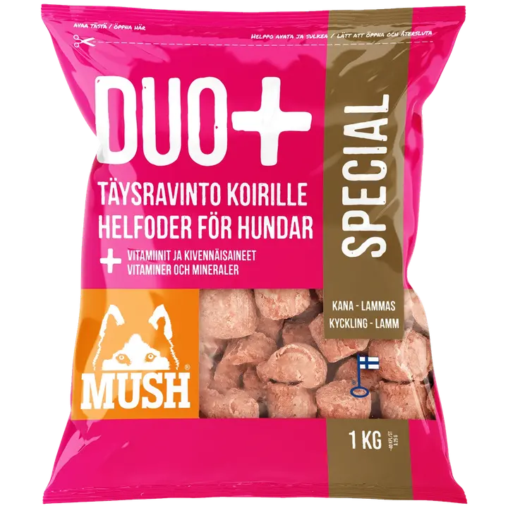 MUSH DUO+ SPECIAL täissööt koertele 1kg