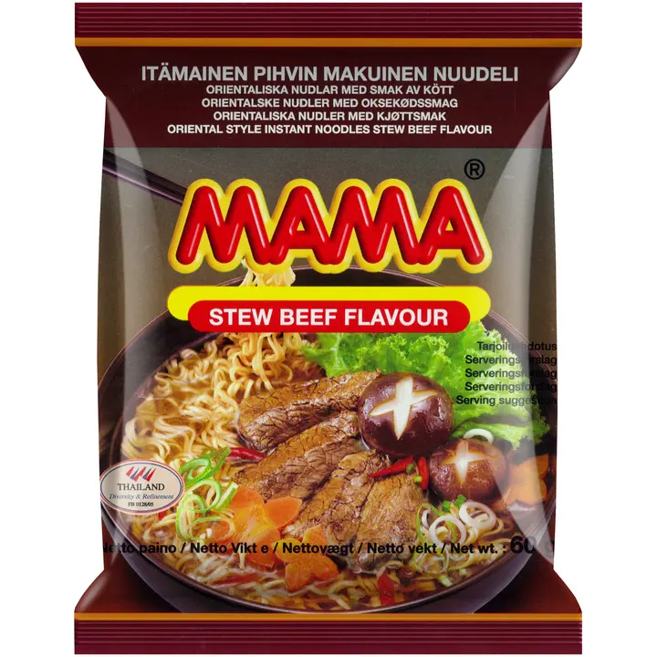 Mama Itämainen naudanlihanmakuinen nuudeli 60g