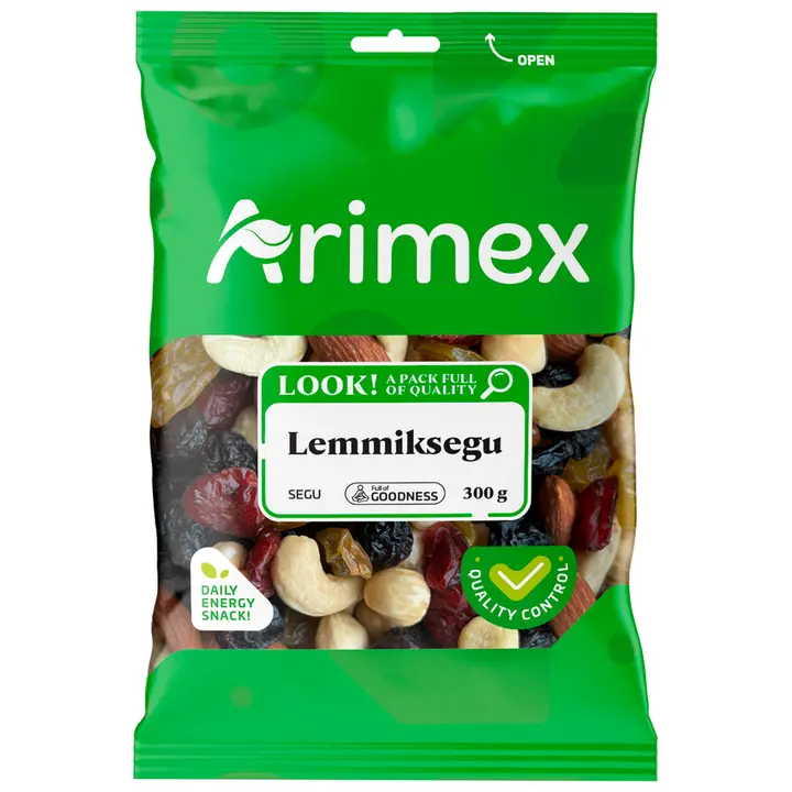 Arimex Lemmiksegu - segu röstitud pähklitega 300g