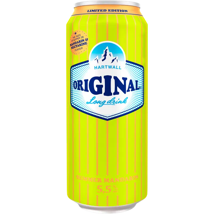 Hartwall Original Long Drink Summer Mandarin 5,5% 0,5 l