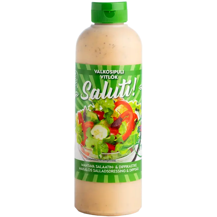 Saluti 500ml salaattikastike valkosipuli