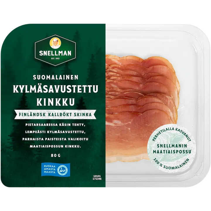 Snellman Kylmäsavustettu kinkku 80g