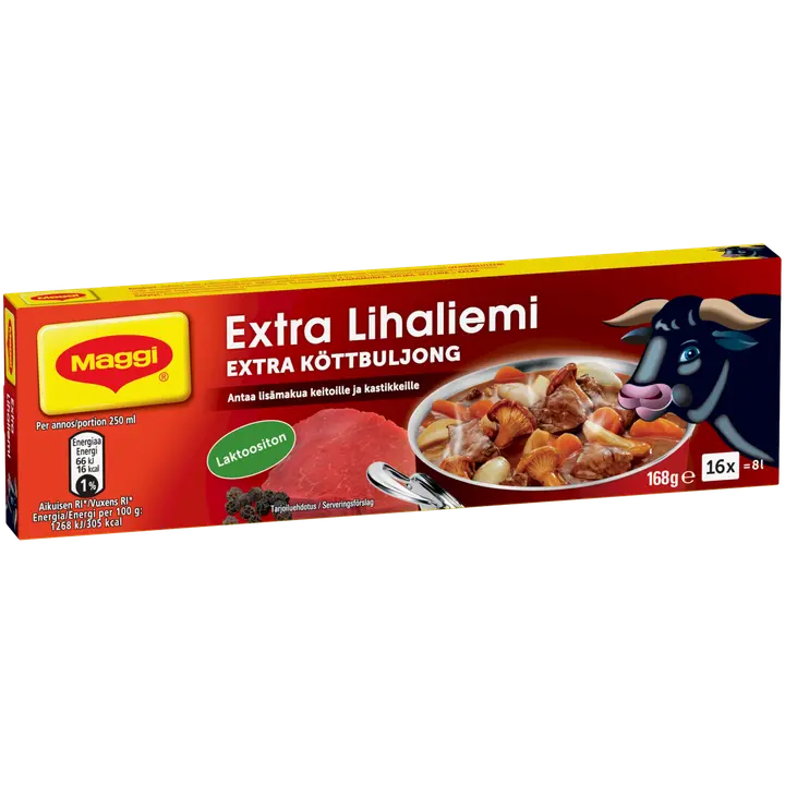 Maggi Extra Lihaliemi liemikuutio 16kpl/168g