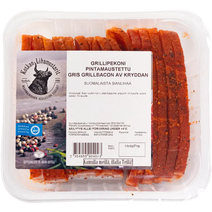 Kotkan lihamestarit Porsaan Grillipekoni 0,4 kg