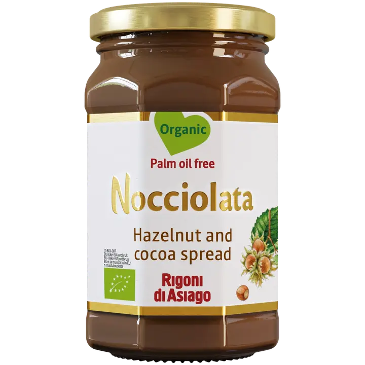 Rigoni di Asiago Nocciolata Luomu Suklaa Hasselpähkinälevite 250g