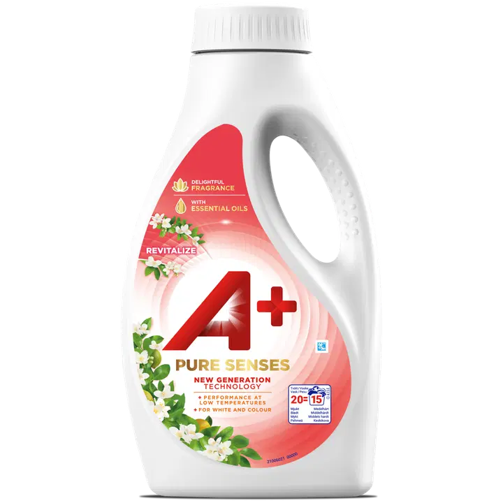 A+ Pure Senses Revitalize pyykinpesuneste 900ml