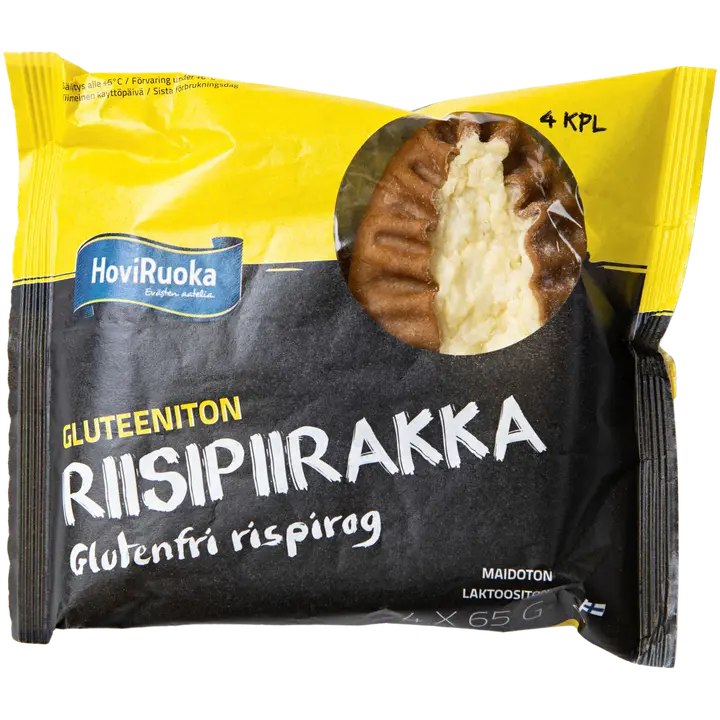 HoviRuoka 260g/4kpl Gluteeniton Riisipiirakka