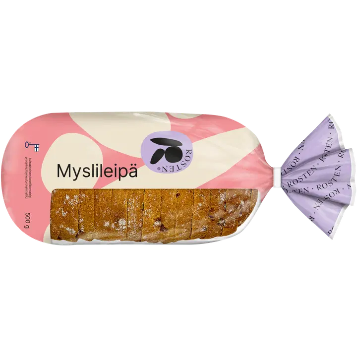 Rosten Myslileipä viipaloitu 500 g
