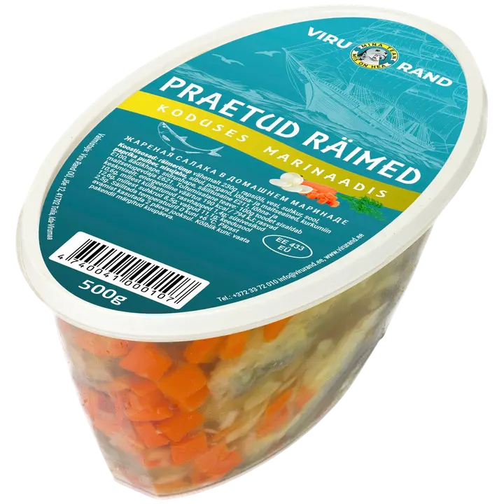 Viru Rand Praetud Räimed Koduses Marinaadis 500G