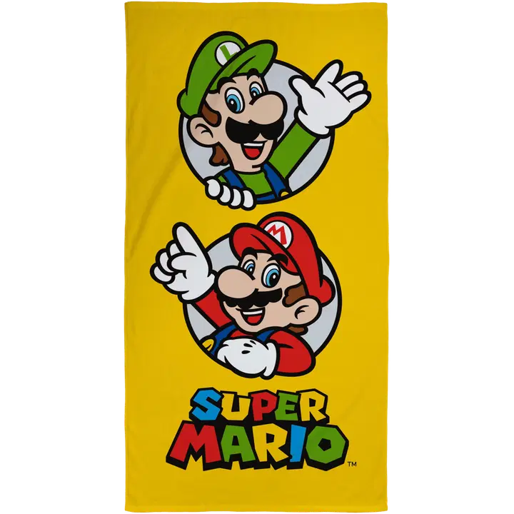 Super Mario kylpypyyhe 70 x 140 cm