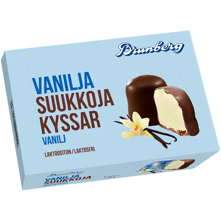 Brunberg Vaniljasuukko kuorrutettuja vaahtomakeisia 150g/6kpl