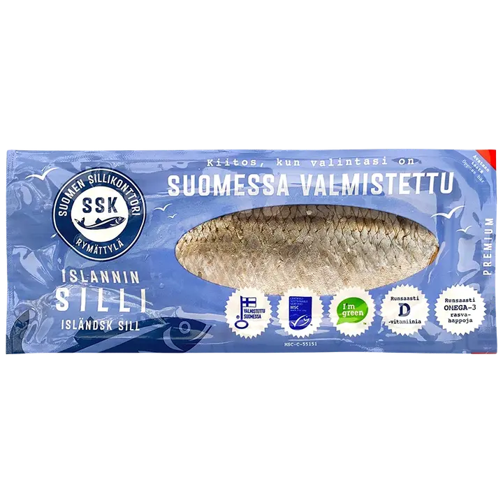 Suomen Sillikonttori Islannin silli 250g+ MSC