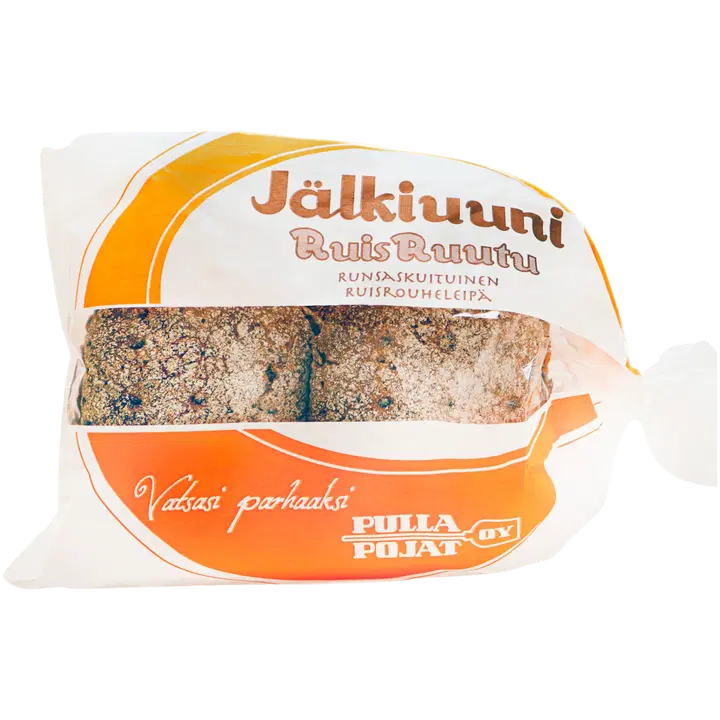 Pulla-Pojat jälkiuuni ruisruutu ruisrouheleipä 310 g