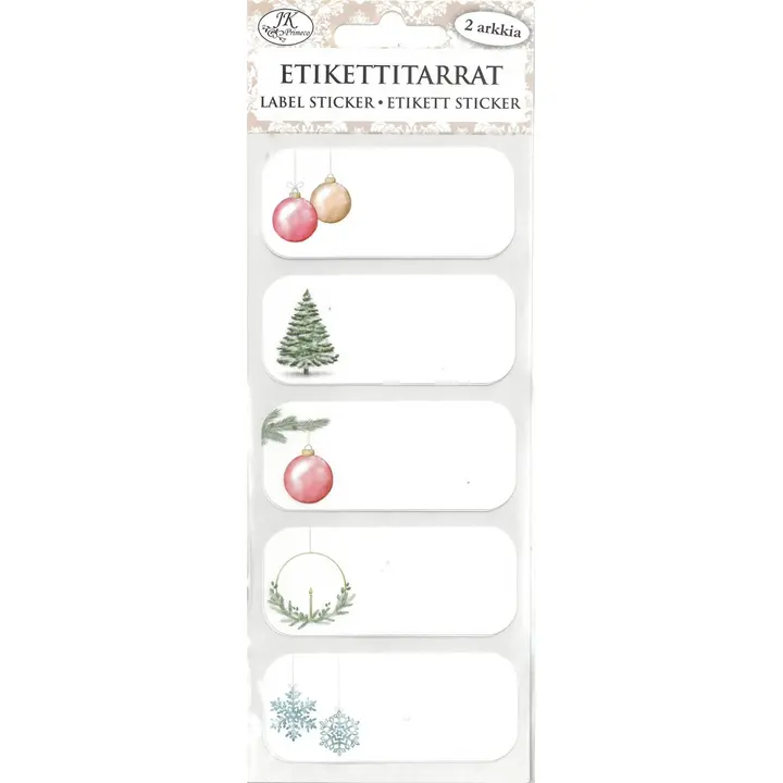 J.K. Primeco Etikettitarra kapea Kuura 2ark