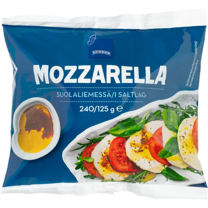 Rainbow mozzarella 125 g
