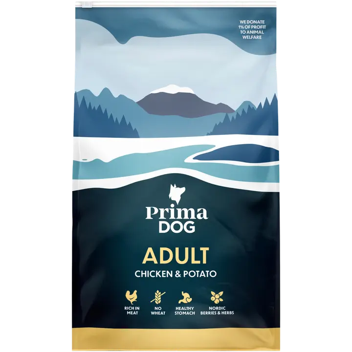 Prima Dog Kana-Peruna kaikille aikuisille koirille 3 kg