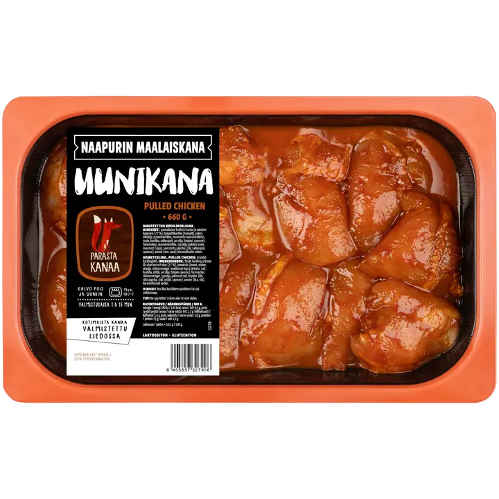 Naapurin Maalaiskanan uunikana, pulled chicken 660g
