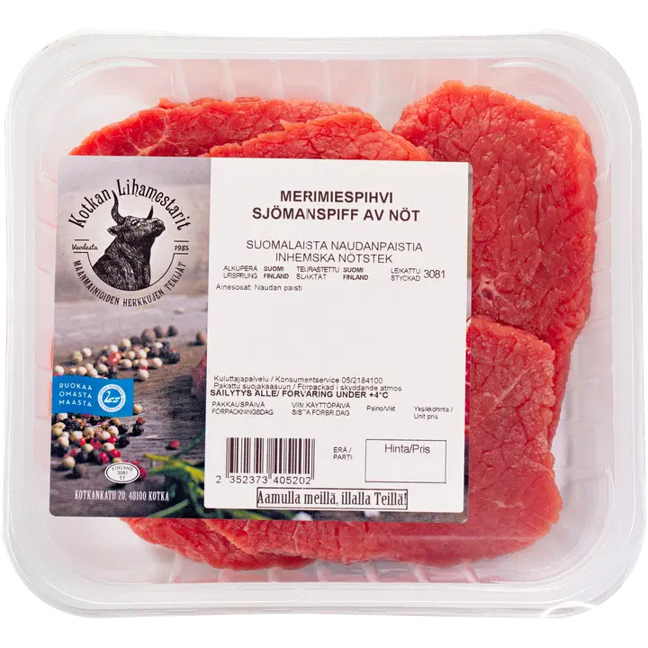 Kotkan lihamestarit merimiespihvi n. 400 g