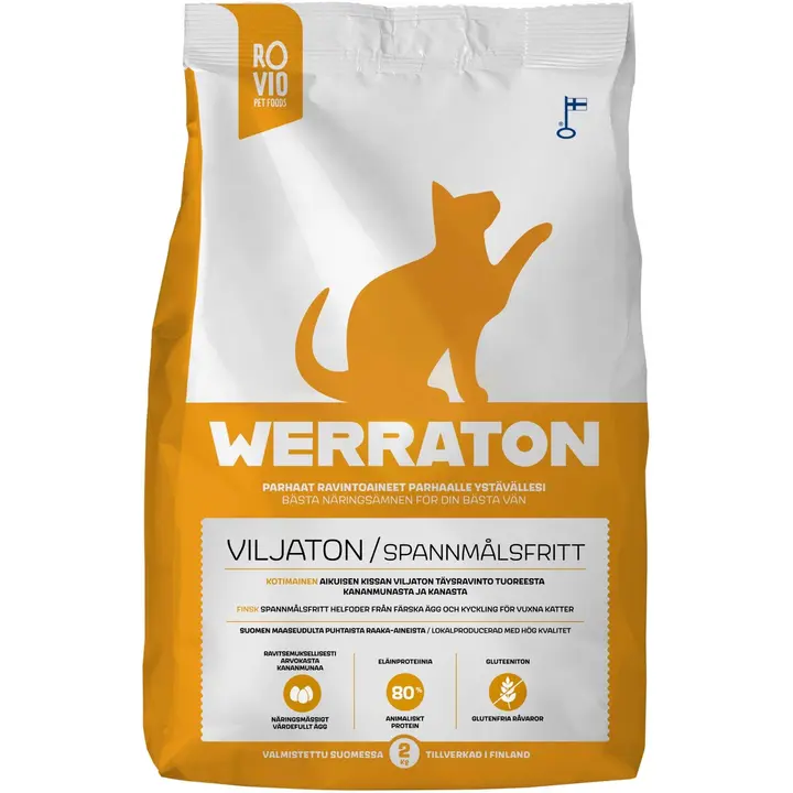 Rovio Pet Foods Werraton Viljaton 2 kg