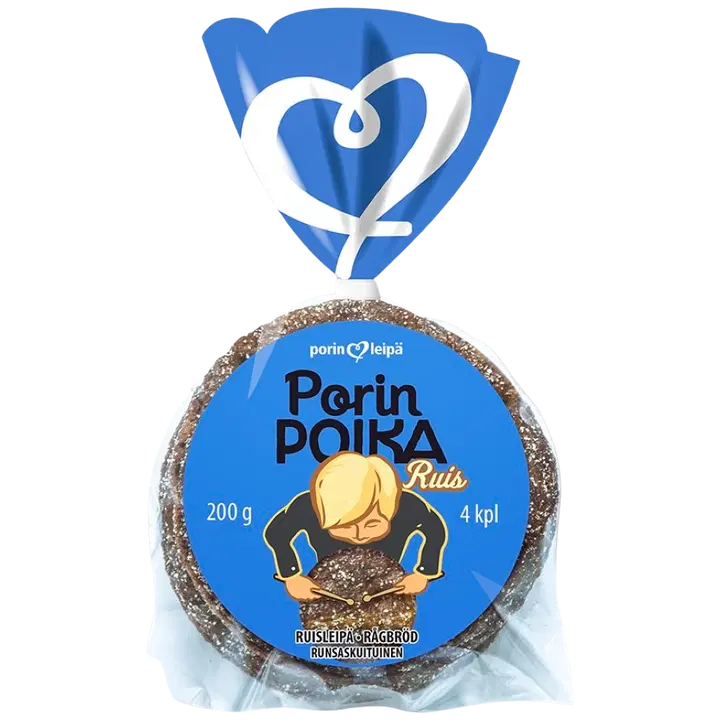 Porin Leipä Porin poika 4kpl/200g