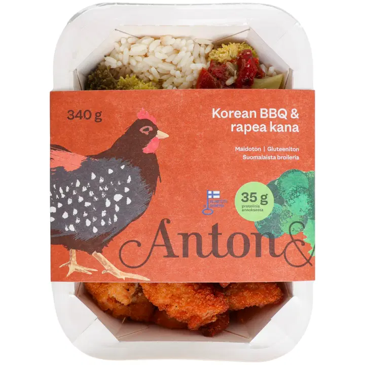 Anton&Anton Korean BBQ & rapea kana 340g