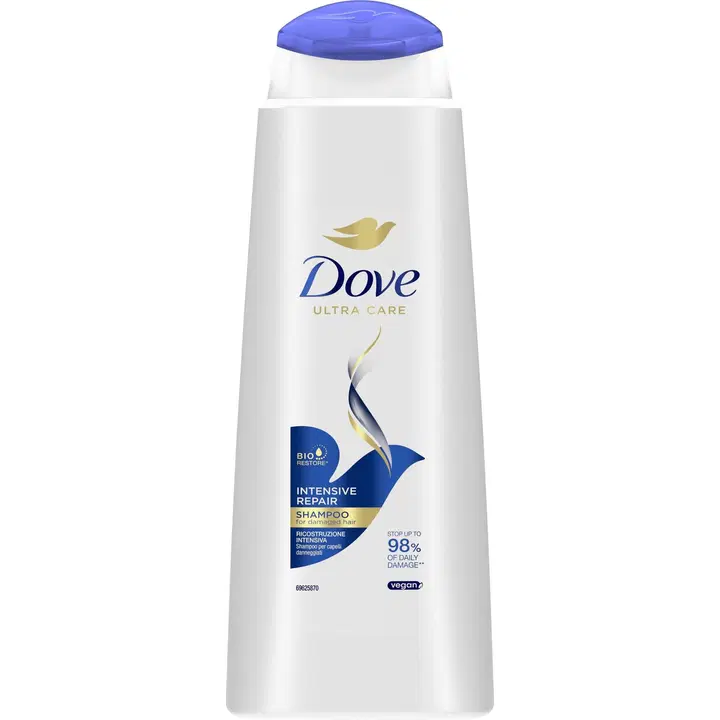 Dove Intensive Repair Shampoo Korjaa ja rakentaa hiukset uudelleen sisältäpäin 400 ml