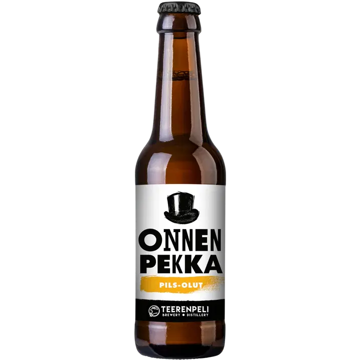 Teerenpeli Onnenpekka Pils olut 4,5% 0,33l kertalasipullo