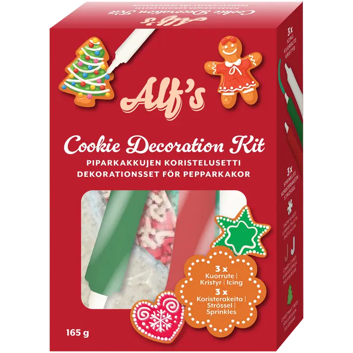 Alf's Piparkakkujen koristelusetti 165g