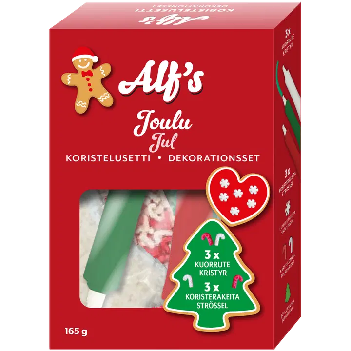 Alf's Joulu koristelusetti 165g