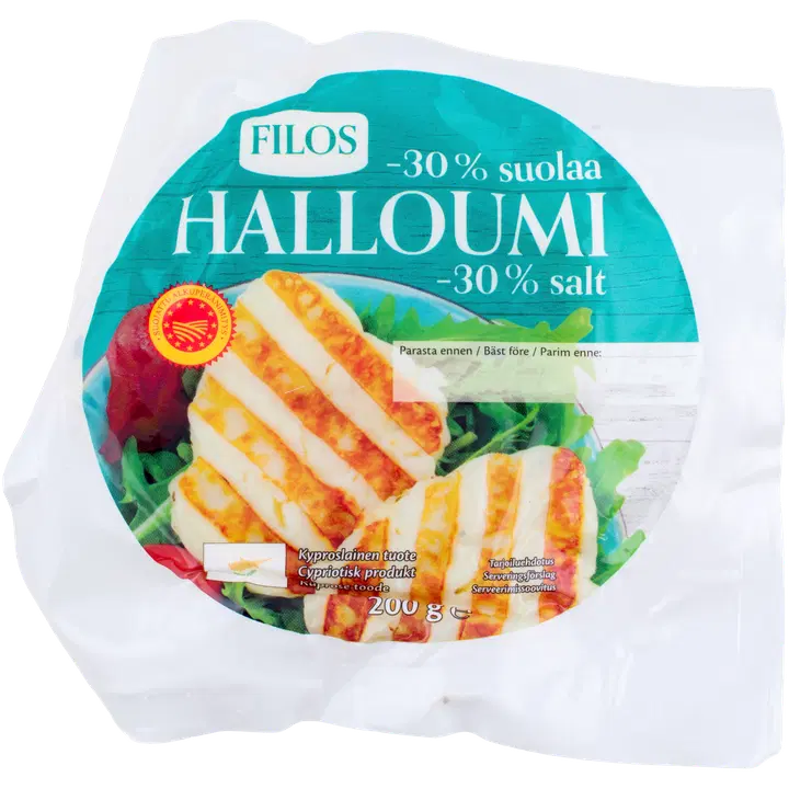 Filos halloumi-juusto suolaa vähennetty PDO 200g