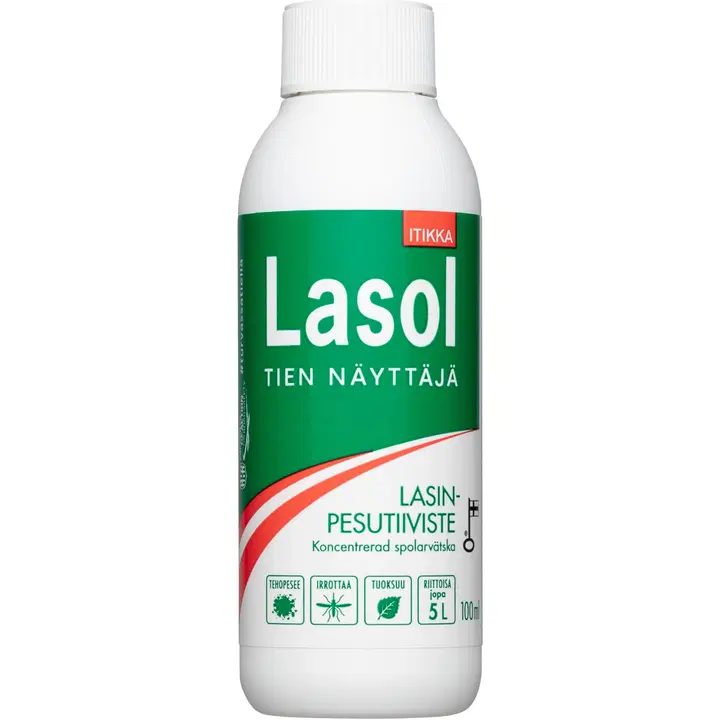 Lasol Itikka 100ml lasinpesunestetiiviste kesäkäyttöön