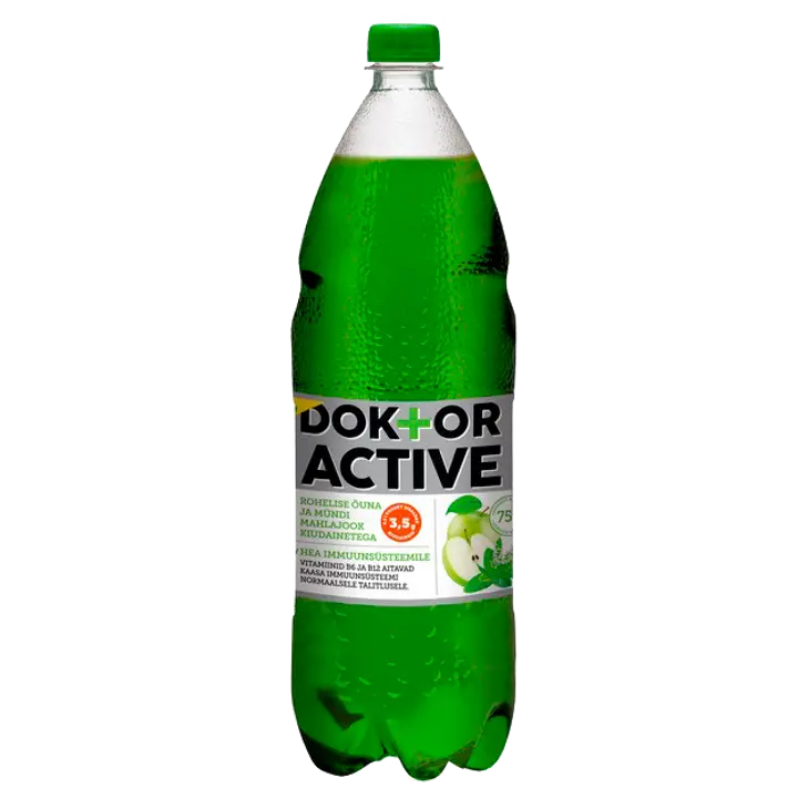 Dr. Active rohelise õuna-mündi mahlajook 1,5L