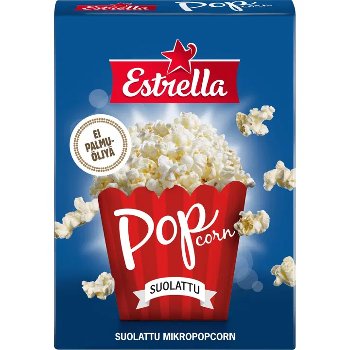 Estrella Micropopcorn 3-pack suolattu 240g