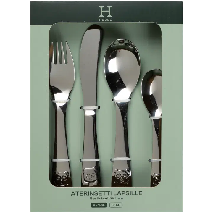 House lasten aterinsetti Nalle 4 kpl