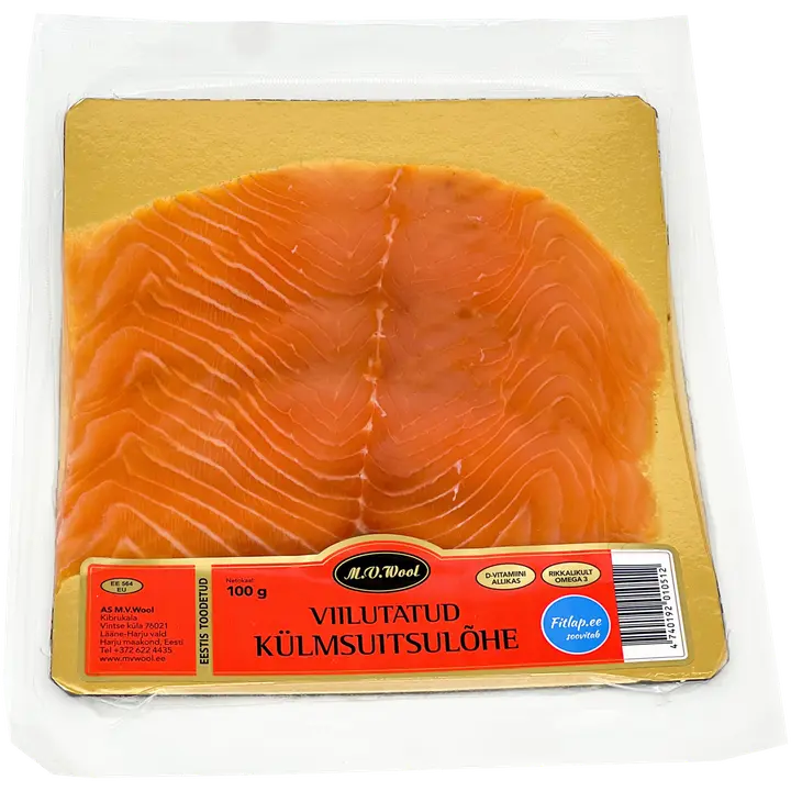 M.V.Wool Külmsuitsulõhe, Viilutatud 100 G