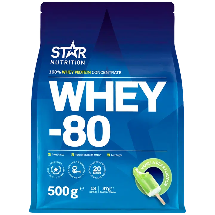 Star Nutrition Whey-80 Vanilla Pear 500g