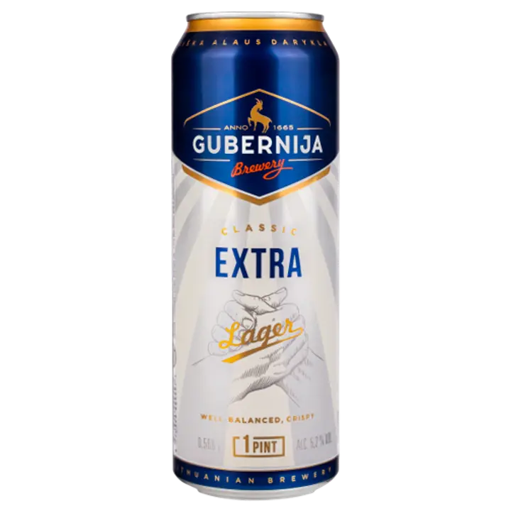 Gubernija Ekstra Lager õlu 5,2%vol 568ml