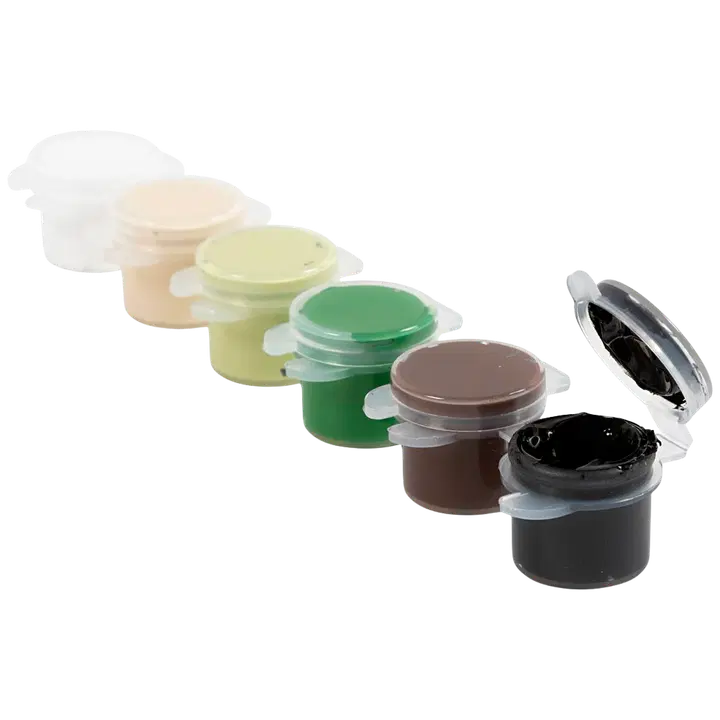 Creativ Company plus color -ask.maali luonnonrusk. 6x5ml