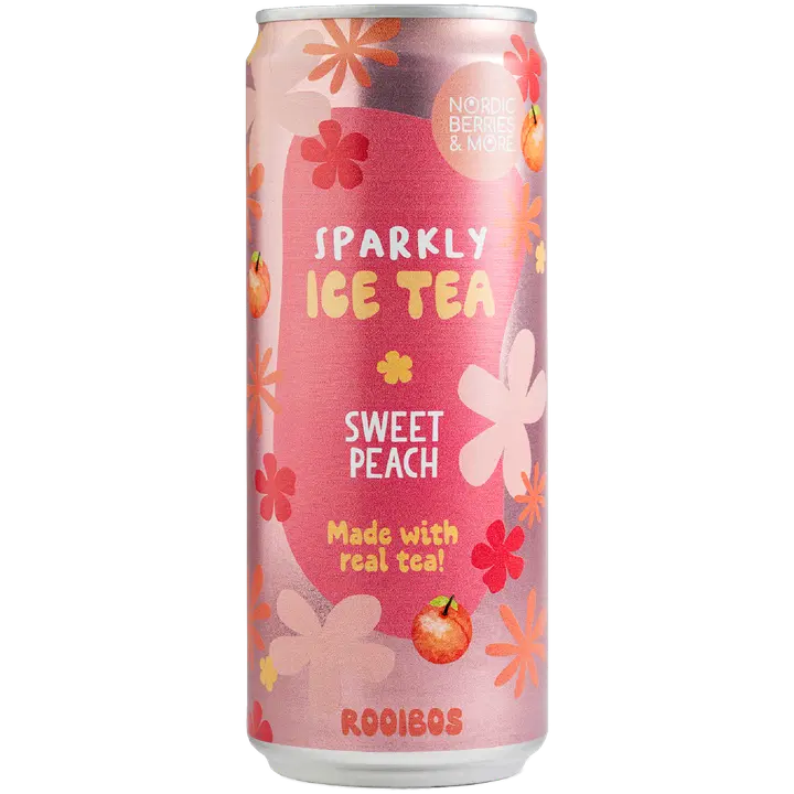 Nordic Berries & More Sparkly Ice Tea Sweet Peach  0,33L TLK