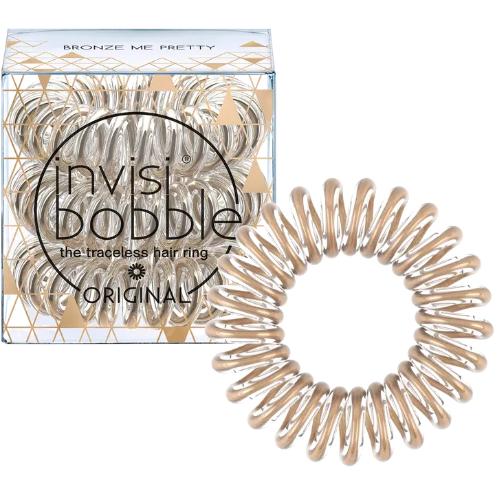 invisibobble ORIGINAL Time to Shine Bronze me pretty hiuslenkit 3kpl