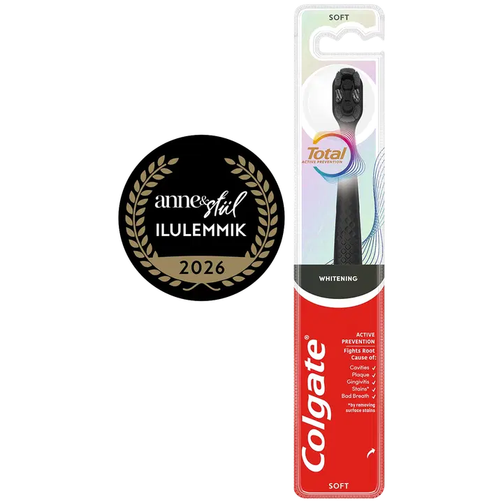Hambahari Colgate Total Black Soft