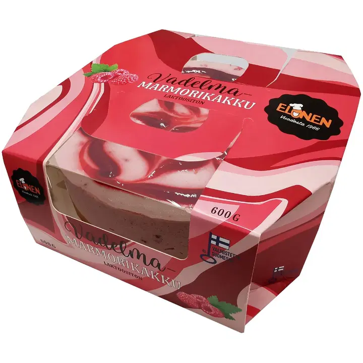 Elonen Vadelmamarmorikakku 600g