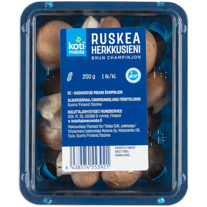 Kotimaista ruskea herkkusieni 200g